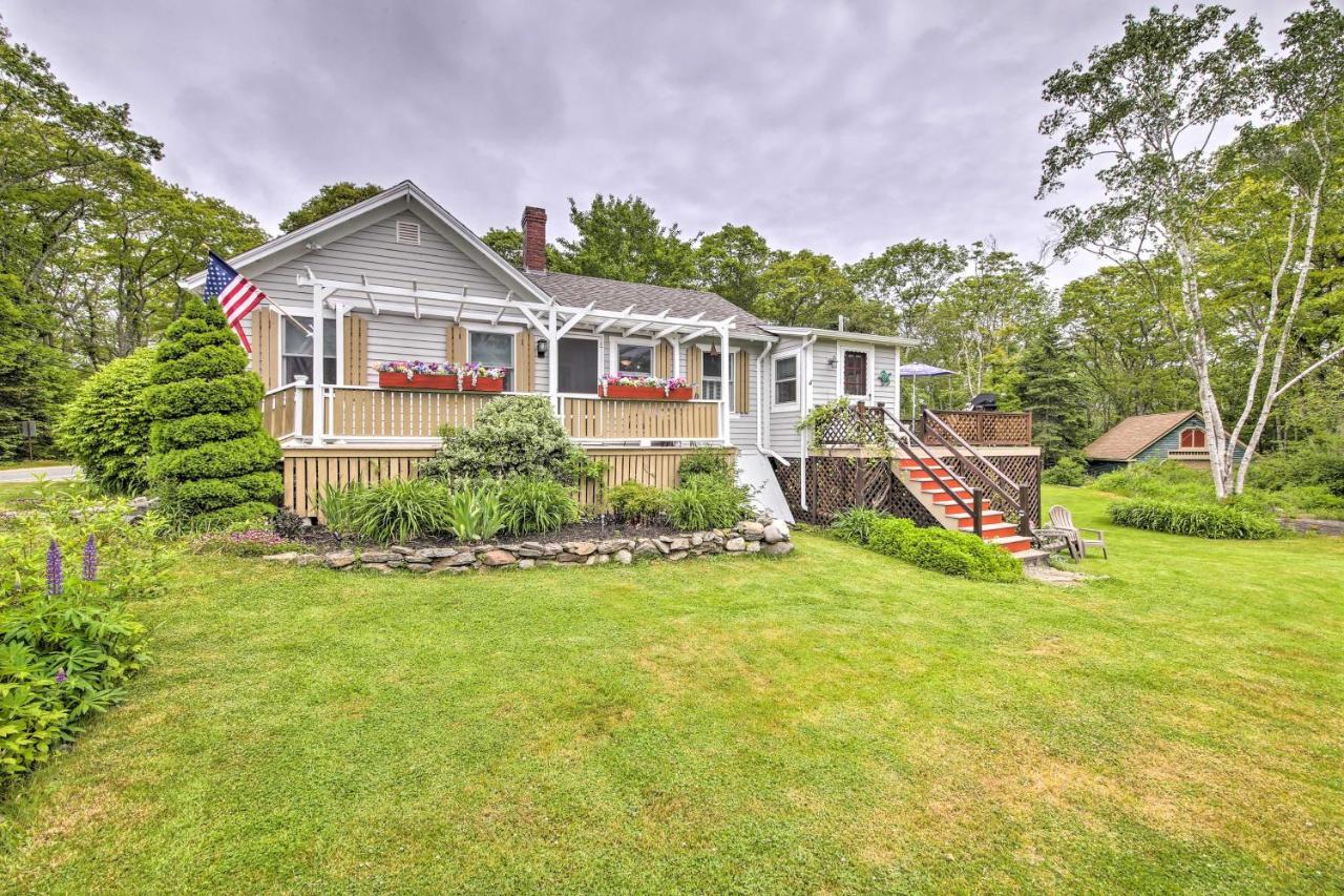 Charming East Boothbay Cottage With Large Yard! Extérieur photo