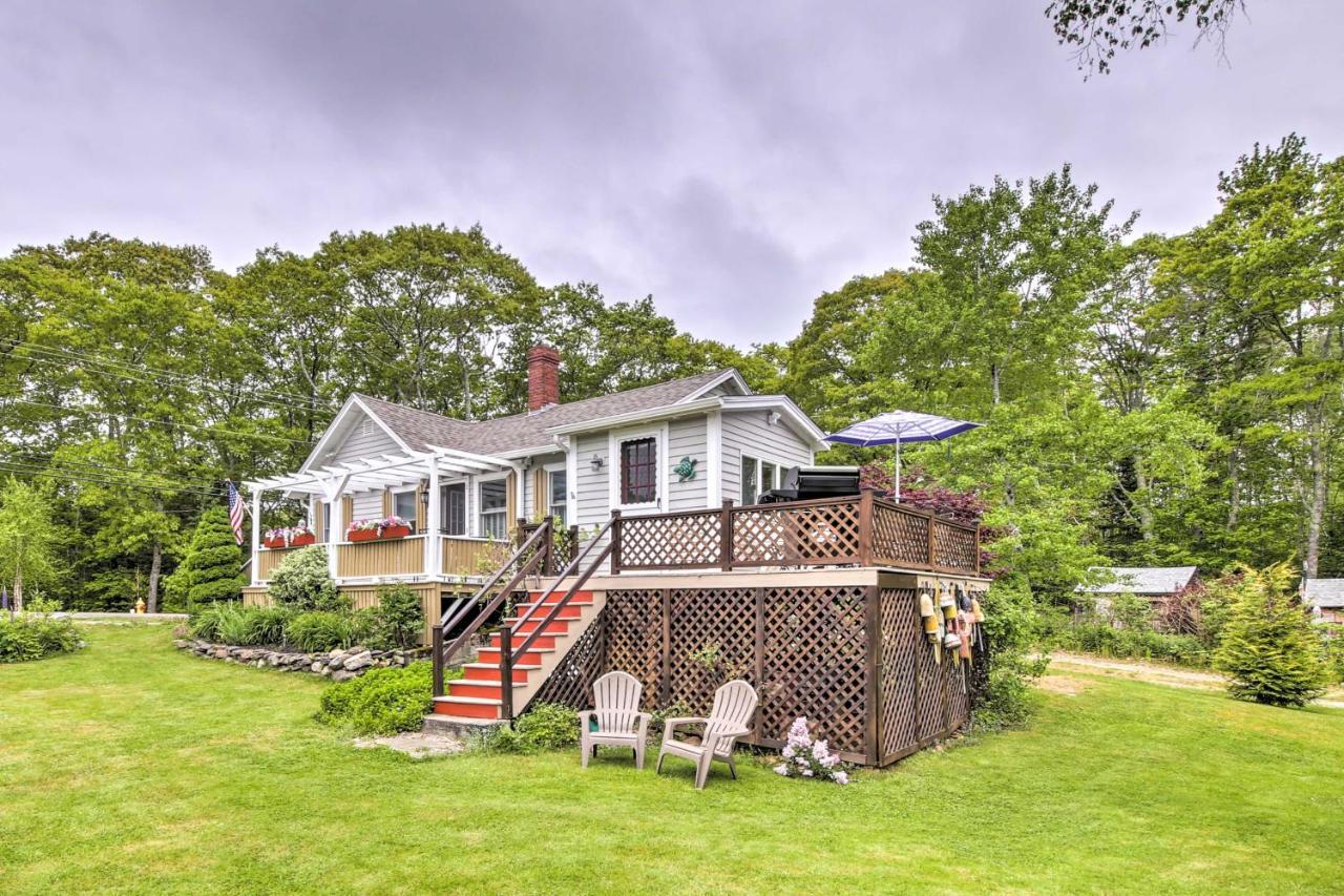 Charming East Boothbay Cottage With Large Yard! Extérieur photo